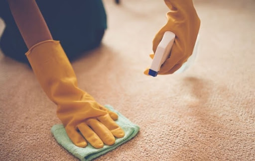 تمیز کردن لکه از فرش