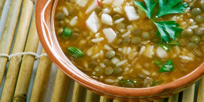 طرز تهیه آش برنج با ماهیچه