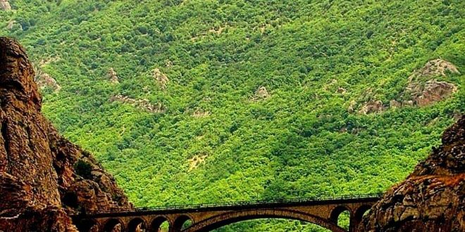راه اهن ریلی شمال پل ورسک