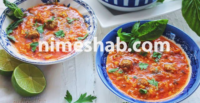 آش گوجه فرنگی