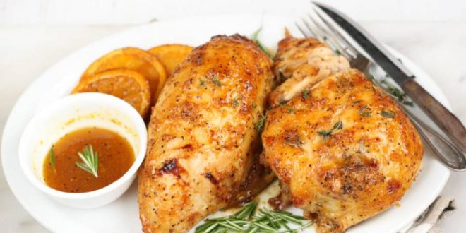 طرز تهیه مرغ با سس پرتقال و عسل