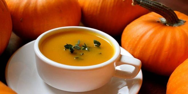 طرز تهیه انواع سوپ پاییزی کدو حلوایی