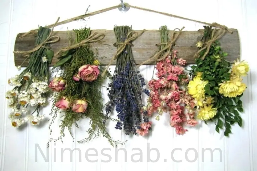 نحوه خشک کردن گلهای مختلف و دسته گل عروسی