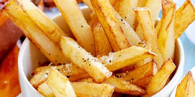 طرز تهیه سیب زمینی سرخ کرده رستورانی