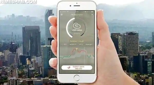 اپلیکیشن‌ های چک کردن وضعیت آلودگی هوا