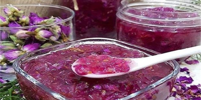 طرز تهیه مربای گل محمدی