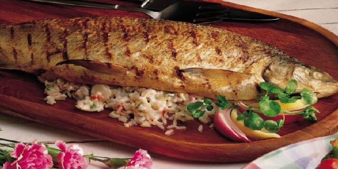 طرز تهیه ماهی شکم پر