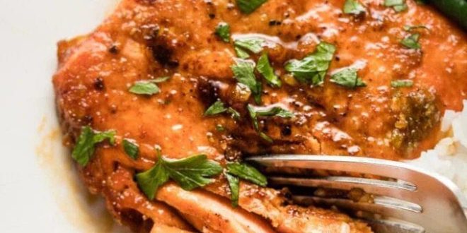 ماهی سالمون با سیر و عسل