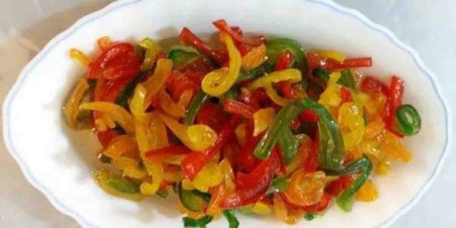 طرز تهیه مربای فلفل دلمه