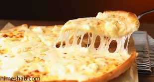 غذا با پنیر پیتزا
