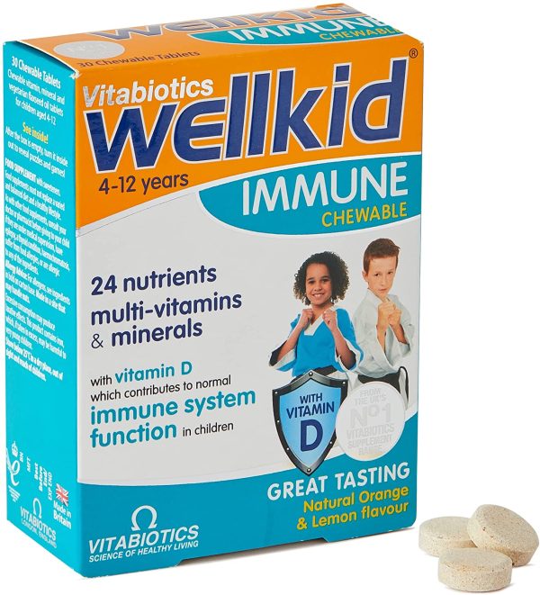 فروش قرص مولتی ویتامین کودکان 4-12 ساله WellKid