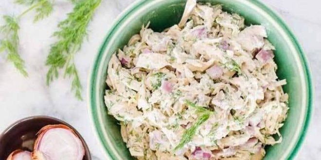 طرز تهیه سالاد مرغ کاری