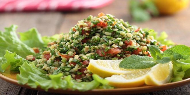 طرز تهیه سالاد تبوله اصل با بلغور