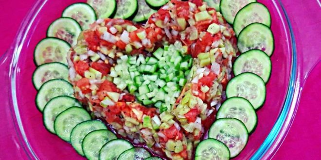 طرز تهیه سالاد شیرازی