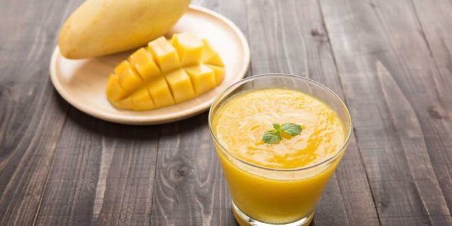 طرز تهیه شیر انبه تابستانی در 5 دقیقه