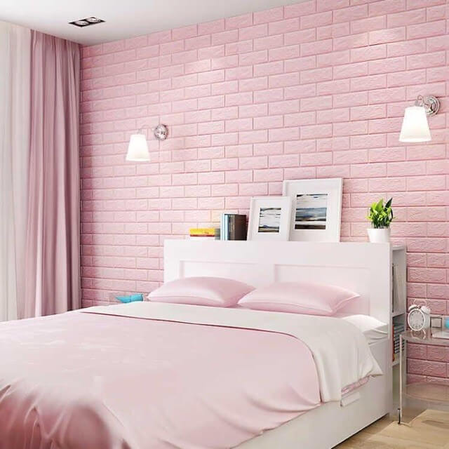 طراحی دکور اتاق خواب با دیوارپوش فومی