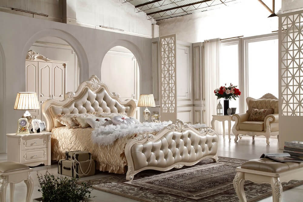 دیزاین اتاق خواب به سبک فرانسوی