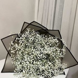 دسته گل عروس سفید لوکس